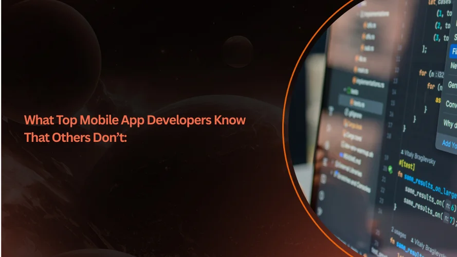 What Top Mobile App Developers Know That Others Don’t: